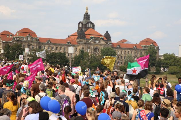 بالصور: رحلتي من هامبورغ إلى درسدن ضد العنصرية والإقصاء