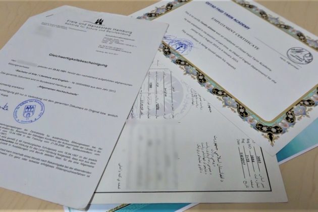 روند ارزش‌یابی مدارک تحصیلی افغانستانی‌ها در هامبورگ از سر گرفته می‌شود