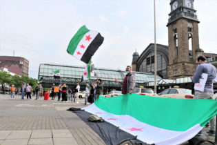 مظاهرات في هامبورغ لإحياء ذكرى شهداء الثورة السورية