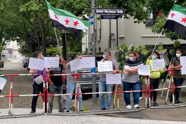 لليوم الثاني.. وقفة احتجاجية أمام القنصلية الروسية في هامبورغ!