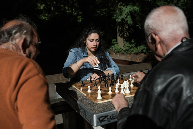 إسراء وهواية لعبة الشطرنج في هامبورغ