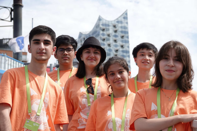 اشتراک دانش‌آموزان از سراسر جهان در المپیک آلمان