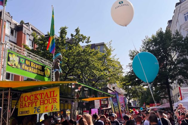 جشنواره شهر در منطقه سنت گئورگ هامبورگ