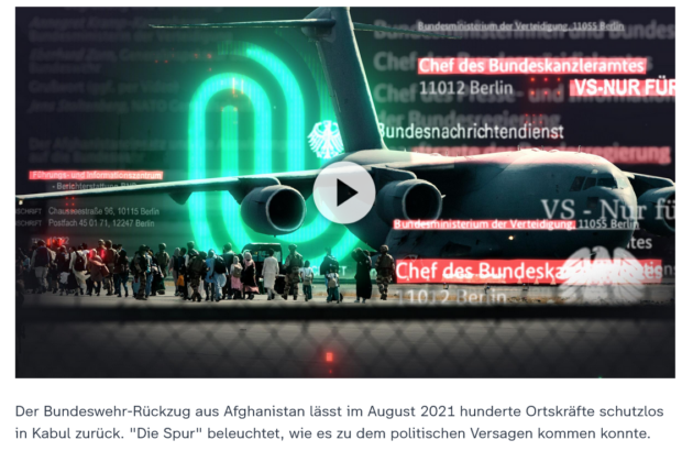 Kabul-Leak: Neue Enthüllungen über den Bundeswehrabzug aus Afghanistan Kabul-Leak: Neue Enthüllungen über den Bundeswehrabzug aus Afghanistan